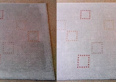 Hĺbkové tepovanie kobercov Bratislava, vytepovaný koberec vz. špinavý koberec