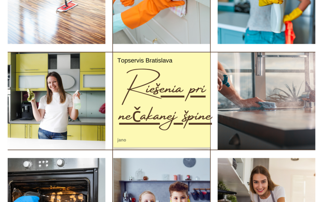 Riešenia pri nečakanej špine